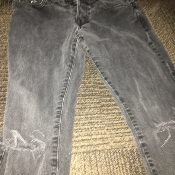 Grey skinny washed out jeans - Picture 2 of 4